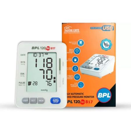 BPL Fully Automatic Blood Pressure Monitor 120/80 (B17)