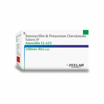 Amoxible CL 625 Antibiotic Tablet