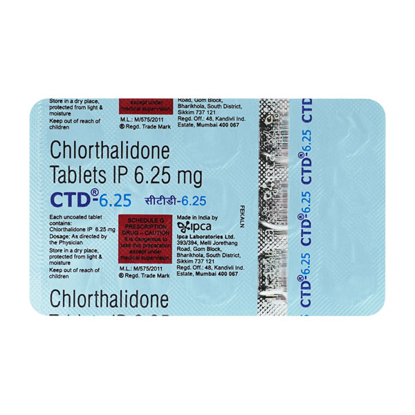 CTD 6.25mg Tablet 15'S