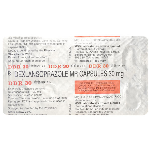 DDR 30mg Capsule 10'S