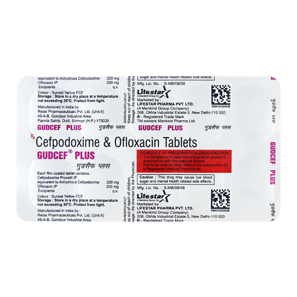Gudcef Plus Tablet 10'S