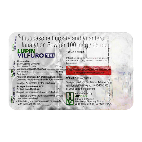 LUPIN VILFURO 100 Capsule 10's