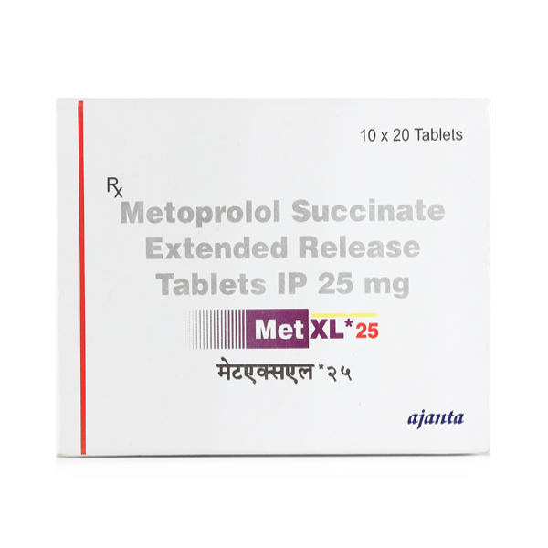 MET XL 25mg Tablet 20's