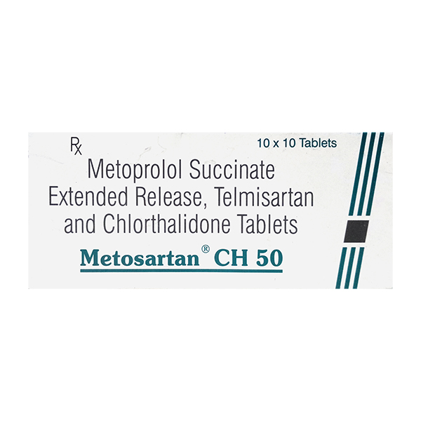 METOSARTAN CH 50 Tablet 10's