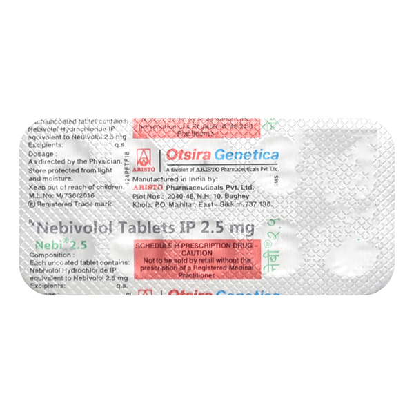 Nebi 2.5mg Tablet 10'S