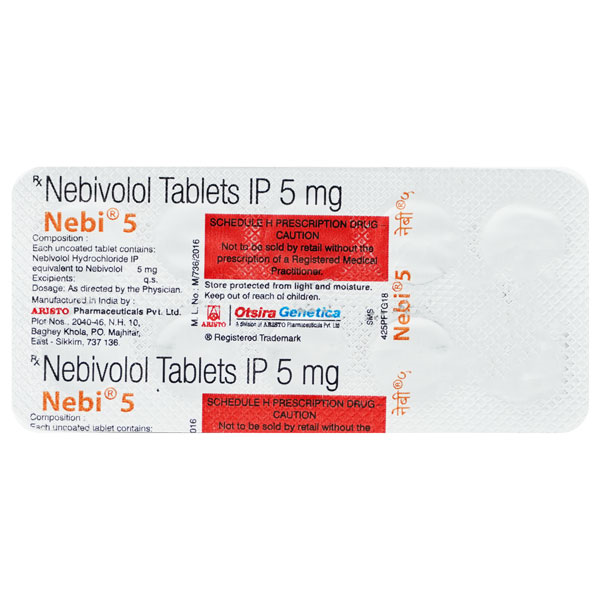 Nebi 5mg Tablet 10'S