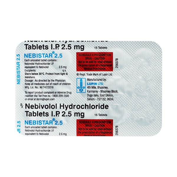 Nebistar 2.5mg Tablet 15'S