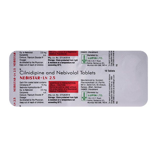 NEBISTAR LN 2.5 Tablet 10's