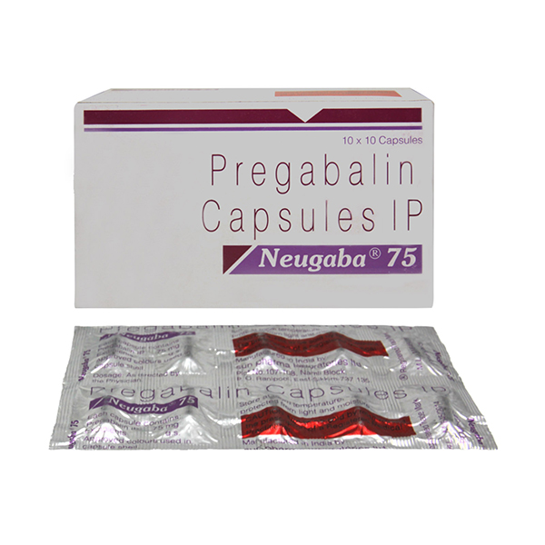 Neugaba 75mg Capsule 10'S