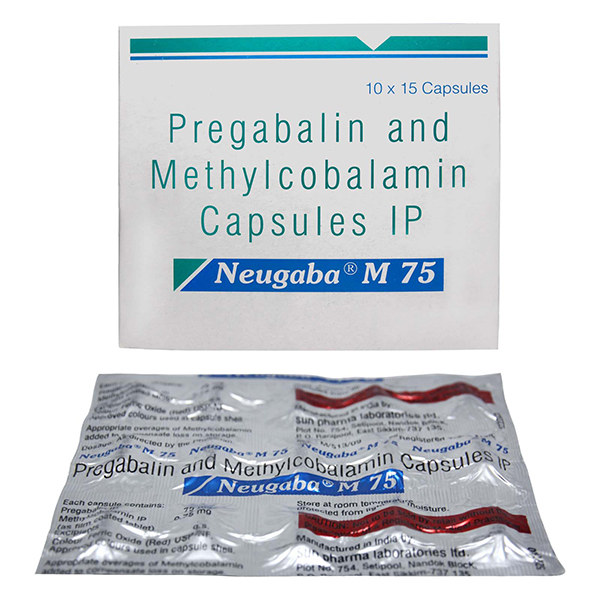 NEUGABA M 75 Capsule 15's