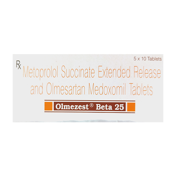 Olmezest Beta 25mg Tablet 10'S