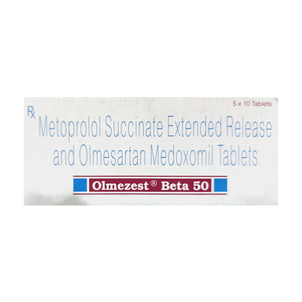 Olmezest Beta 50mg Tablet 10'S