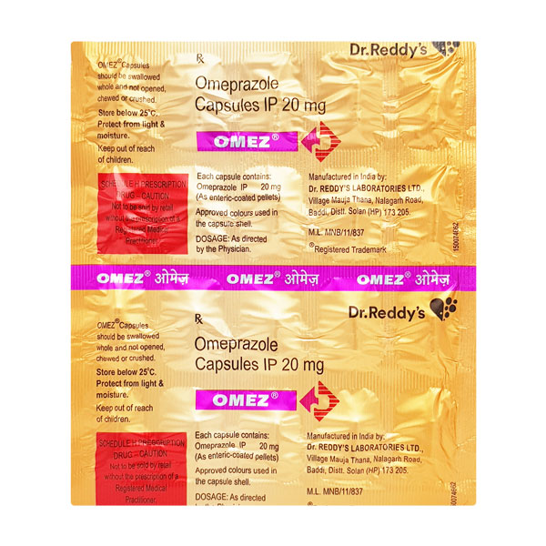 Omez 20mg Capsule 20'S