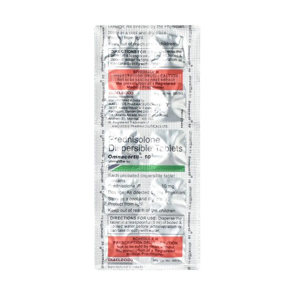 Omnacortil 10mg Tablet 10'S