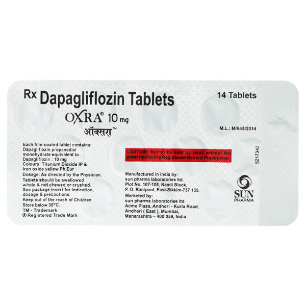 Oxra 10mg Tablet 14'S