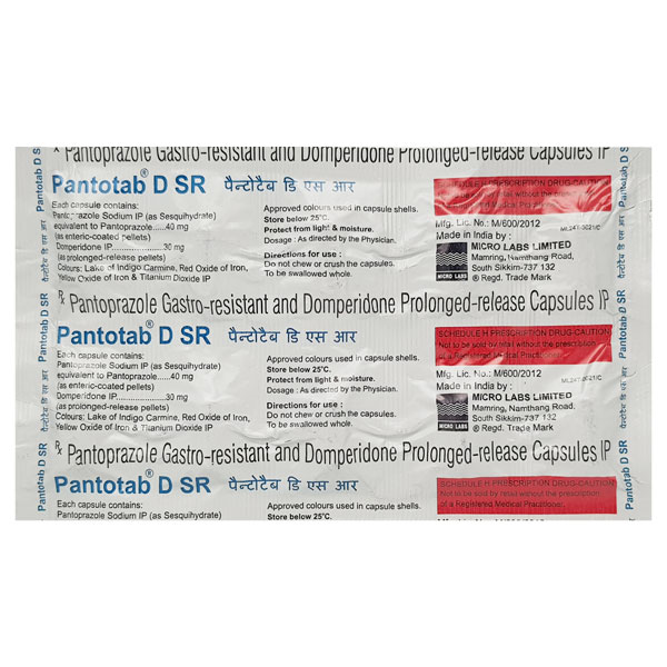 Pantotab DSR Capsule 10'S
