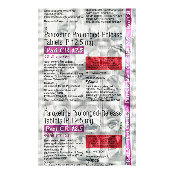 Pari CR 12.5mg Tablet 15'S