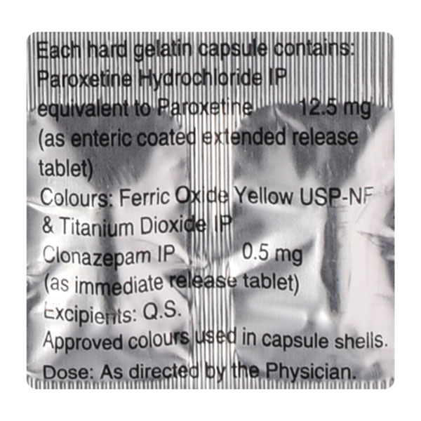 Pexep Plus 12.5/0.5mg Capsule 15'S
