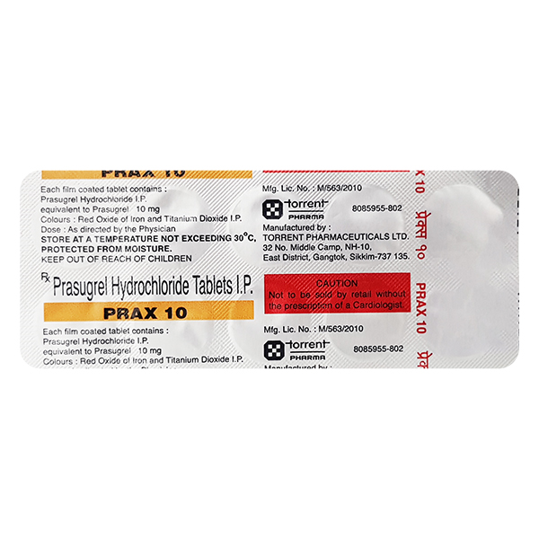 Prax 10mg Tablet 10'S