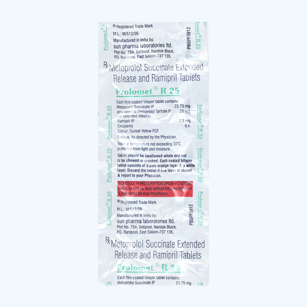Prolomet R 25mg Tablet 10'S