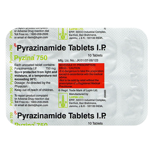 PYZINA 750MG TABLET 10'S