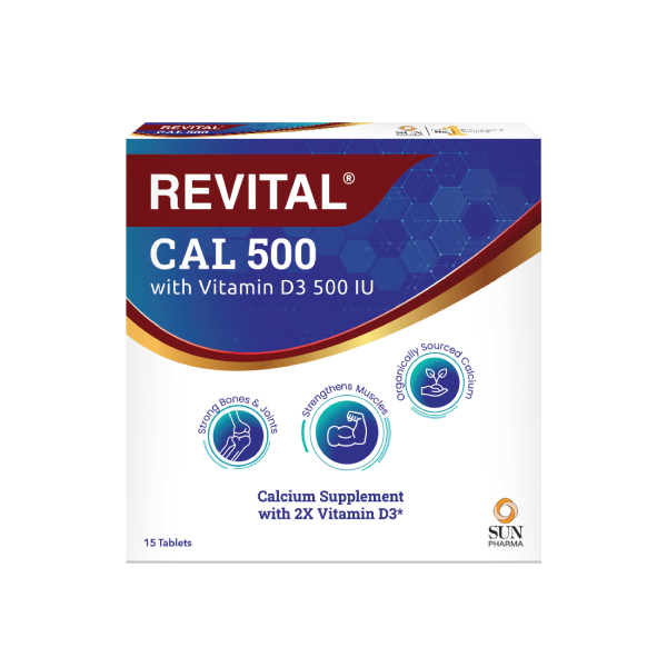 Revital Cal 500 Tablet 15's