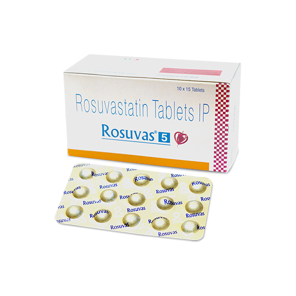 Rosuvas 5mg Tablet 15'S