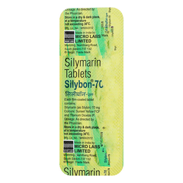 Silybon 70mg Tablet 10'S