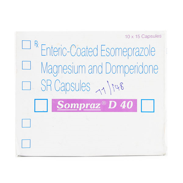 Sompraz D 40mg Capsule 15'S