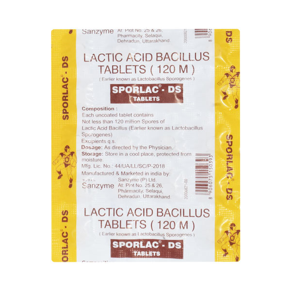 Sporlac DS Tablet 20'S