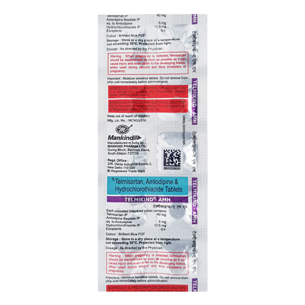 Telmikind Amh Tablet 10'S