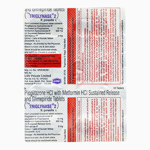 THE TRIGLYNASE 2 Tablet 10's