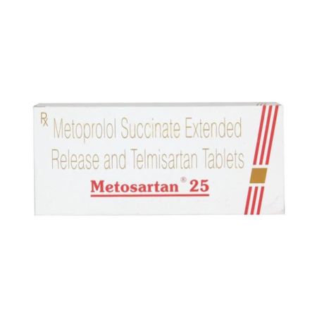 Metosartan 25mg Tablet 10'S