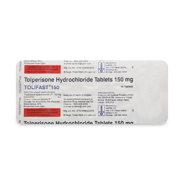 Tolifast 150mg Tablet 10'S