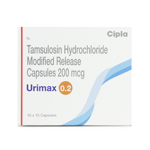 URIMAX 0.2mg Capsule 15's