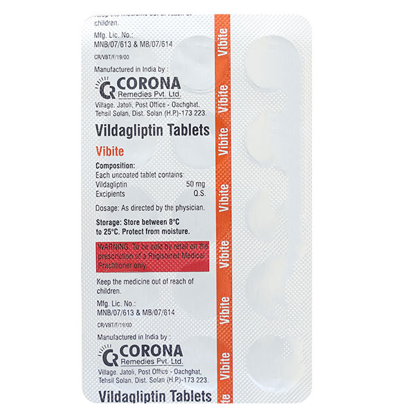 VIBITE 50mg Tablet 15's