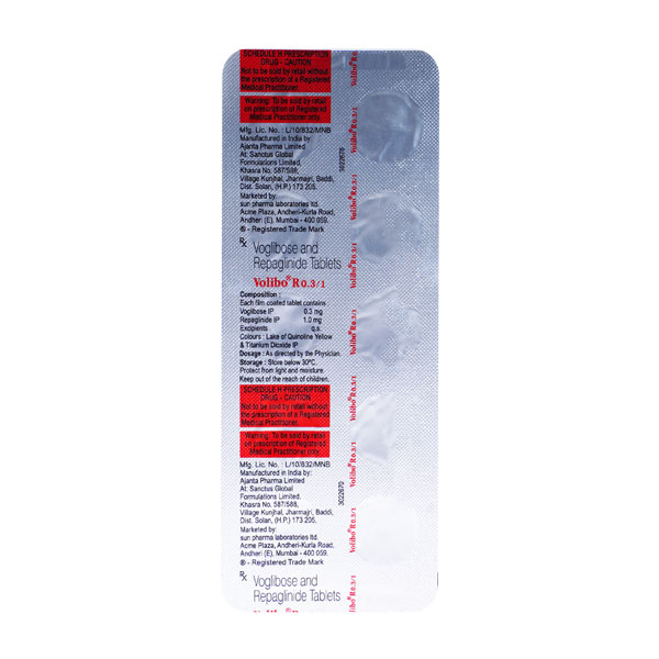 VOLIBO R 0.3/1 Tablet 10's