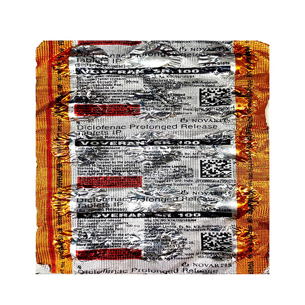 Voveran SR 100mg Tablet 15'S