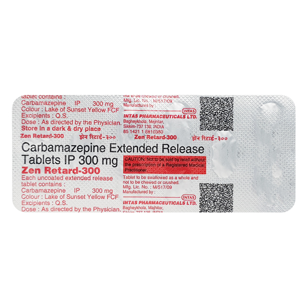 ZEN Retard 300mg Tablet 10'S